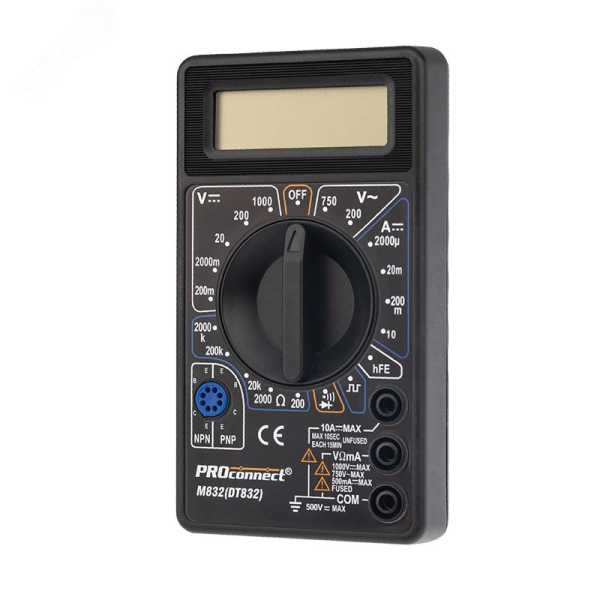Мультиметр портативный M832 DT832 13-3012