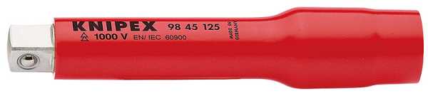 Удлинитель VDE 1/2&amp;amp;quot;, 125 мм, диэлектрический KN-9845125