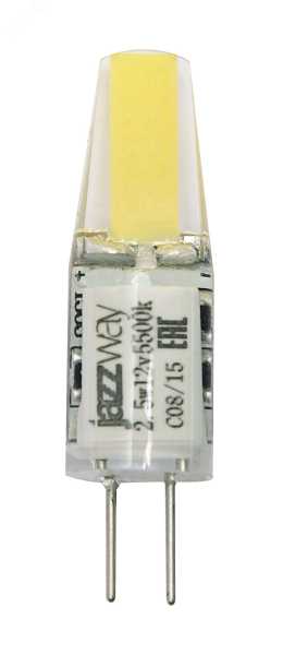 Лампа светодиодная LED 2.5вт G4 12B 200Lm холодный COB 2855770
