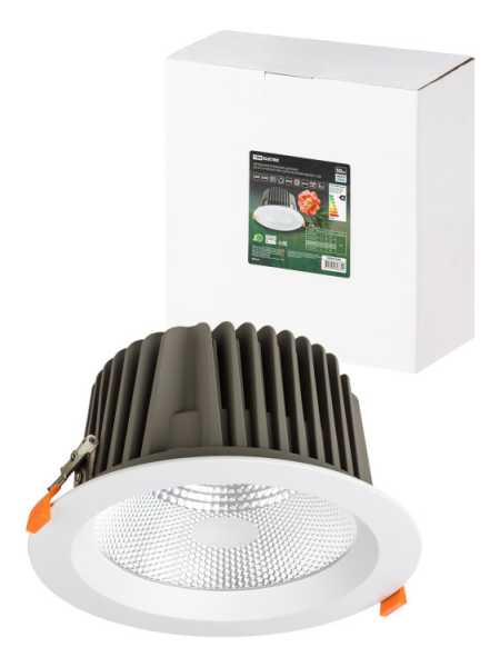 Светильник встраиваемый &amp;amp;quot;Даунлайт&amp;amp;quot; LED DCL-01-050 50 Вт, 4000 К, 80 Ra, IP20, прозрачный расс., SQ0369-0408