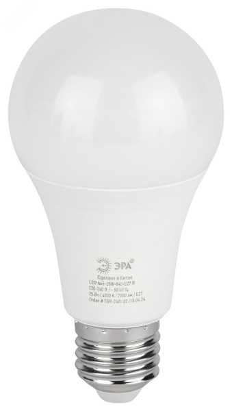 Лампа светодиодная LED 30 Вт 3000Лм 4000К груша нейтральный E27 220-240В LED A65-30W-840-E27 Green Line Б0067144
