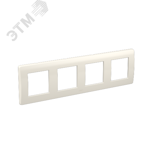 Рамка на 2+2+2+2 модуля (четырехместная), белая, RAL9010 75014W
