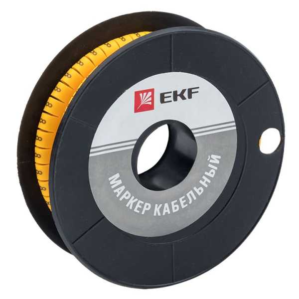 Маркер кабельный 6,0 мм2 &amp;amp;quot;8&amp;amp;quot; (350 шт.) (ЕС-3) EKF PROxima