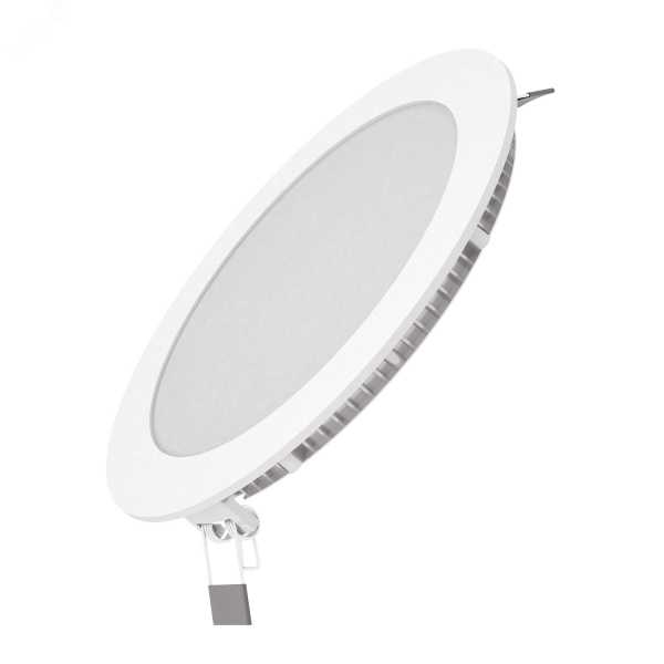 Светодиодный встраиваемый светильник ультратонкий круглый IP20 12W 2700K 1/20 939111112