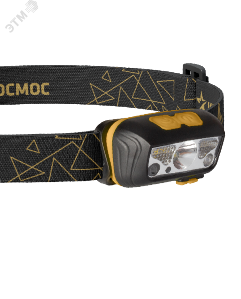 Фонарь аккумуляторный налобный сенсорный 2Вт XPE LED+2Вт SMD LED+красн. Li-po 102540 1200мА.ч корпус ABS-пластик USB-шнур регулируемый эласт. ремешок KOC505Lit