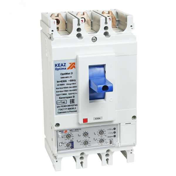 321646 Выключатель автоматический OptiMat D400N-MR1.1-У3 (кр.1шт)