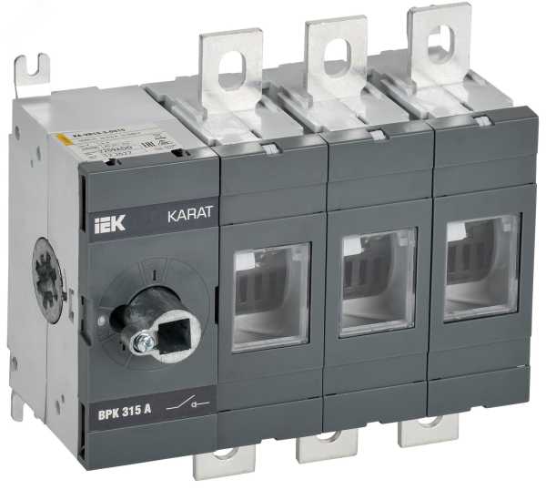 KARAT Выкл-разъед. ВРК без рукоятки 3P 315А KA-VR10-3-0315