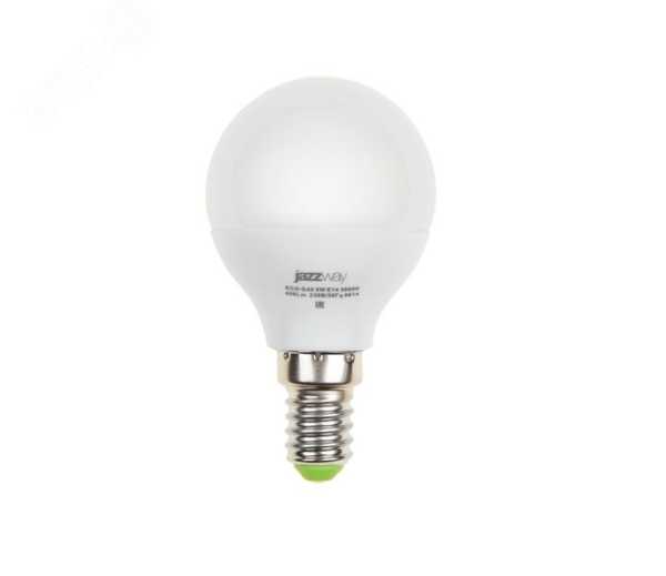 Лампа светодиодная PLED-ECO 5Вт G45 шар матовая 4000К нейтр. бел. E14 400лм 230В 50Гц 1036926A