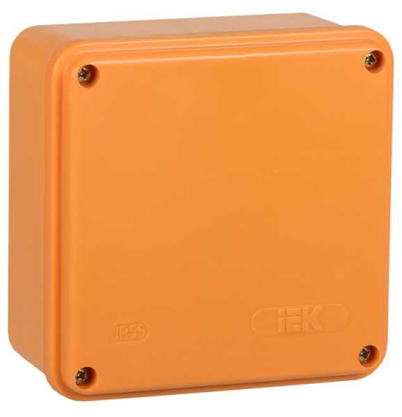 Коробка расп. огн. ПС 100х100х50мм 4P 4мм2 IP44 гл. с. нМ Заказная UKF20-100-100-050-4-4-09