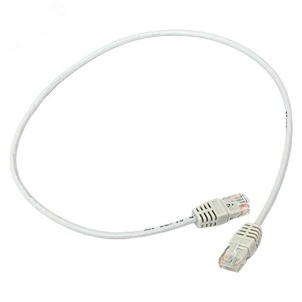 Патч-корд кат.5E UTP неэкранир. PVC 1Гбит/с 0.5м сер. TERACOM TRC-5EUTP-PVC-05M-GY