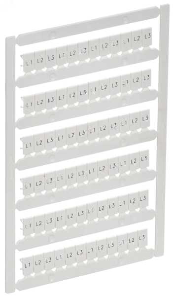 ARMAFIX Маркер для CTS/CP 4мм2 с символами L1 L2 L3 IEK AF-CT10D-M-004-22