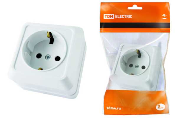 Розетка 2П+3 открытой установки IP20 16А 250В (керамика) белая &amp;amp;quot;Ладога&amp;amp;quot; SQ1801-0111