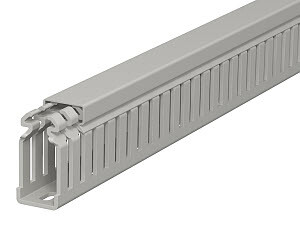 Распределительный кабельный канал LKV 50x25x2000 мм (ПВХ,серый) LKV 50025 6178310