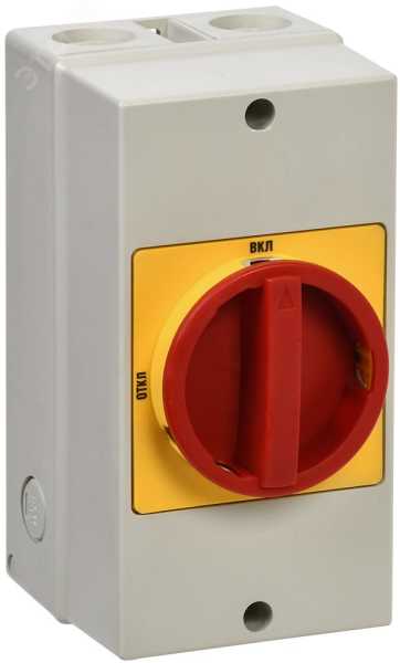 Переключатель кулачковый ПКП10-13 /K 10А &amp;amp;quot;откл-вкл&amp;amp;quot; 3Р/400В IP54 BCS33-010-1