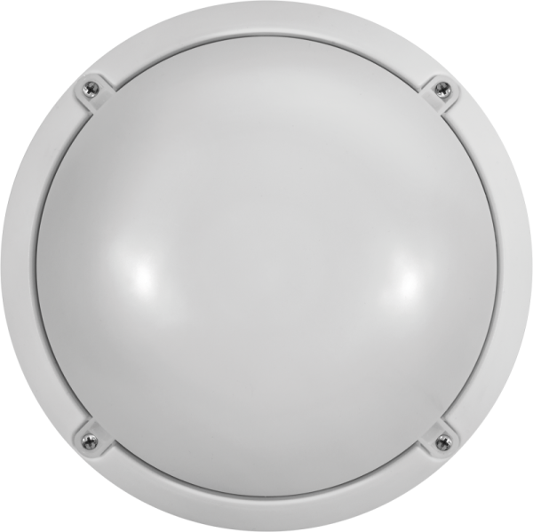 Светильник светодиодный 71 622 OBL-R1-7-4K-WH-IP65-LED-SNRV 7Вт 4000К IP65 520лм ЖКХ с оптико-акустич. датчиком круг бел. (аналог НПП) 71622