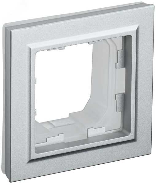 Рамка 1-м IP44 BRITE РУ-1-БрА-44 алюм. BR-M12-44-K47