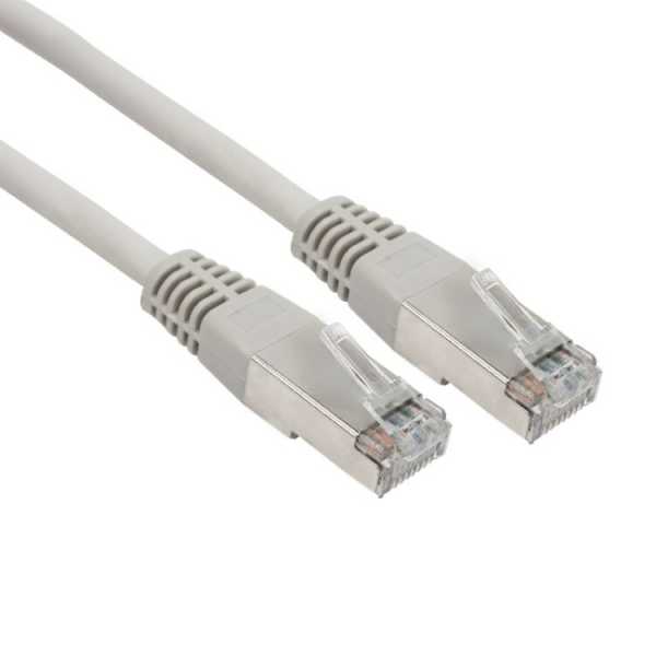 Шнур коммутационный, патч-корд F/UTP RJ45-RJ45, CAT 6, ZH нг(А)-HF, серый, 2м 18-8105-1