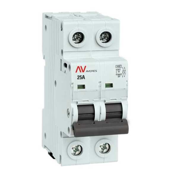 Выключатель нагрузки AVN 2P 25A AVERES avn-2-25-av