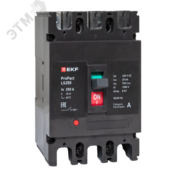 Автоматический выключатель LS250 25кА 3P 250А ProPact EKF
