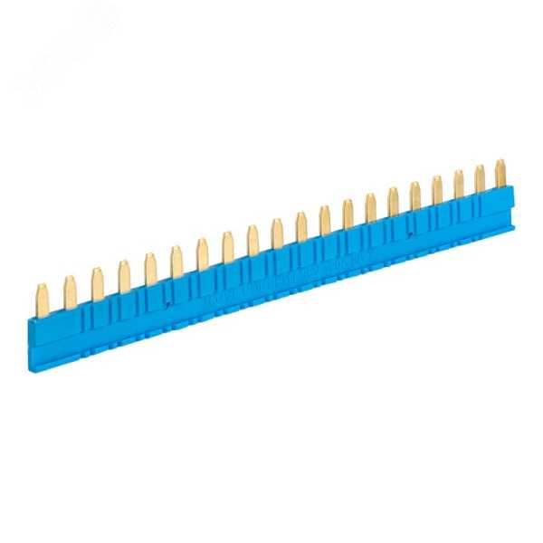 Соединительная шина для разъемов rms-23 20 голубая 32 А голубая AVERES rms-23-busbar