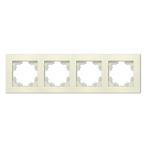Рамка 4-м Афина универс. сл. кость (ivory) A0046-I