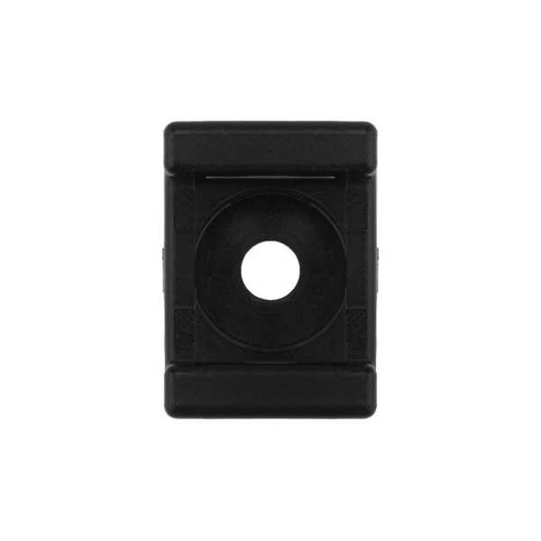 Площадка для крепления стяжки 22х16мм (ПС-2) черн. (уп.10шт) 07-2103-10