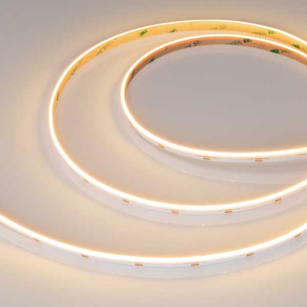 Лента COB-S-X480-8mm 24V Warm3000 (6 W/m, IP20, 5m) 046903